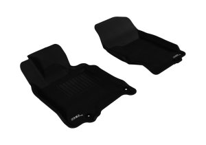 Infiniti G35 Floor Mats - Front - 3D MAXpider - Kagu - Black - `07-`15